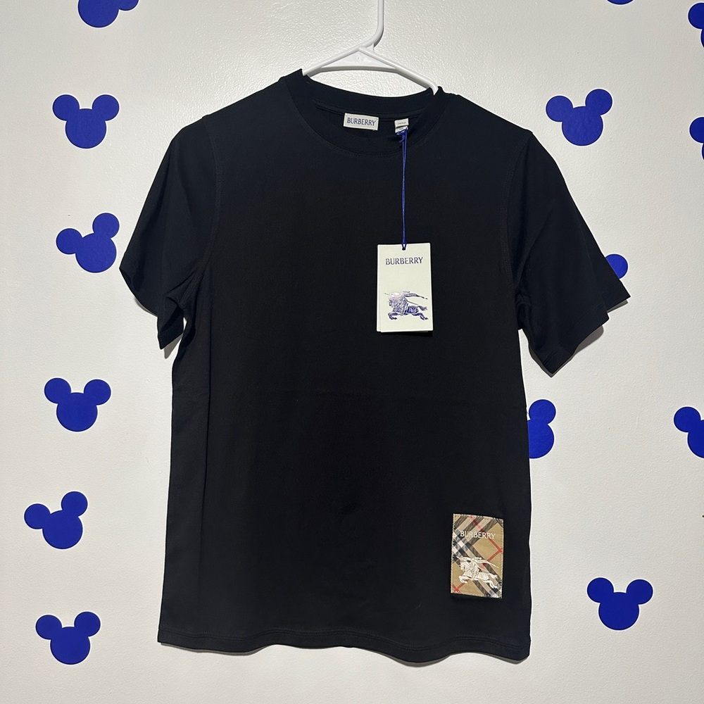 Burberry Black Short Sleeve Tee for Kids